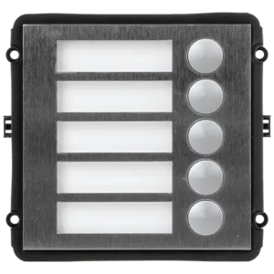 Placa Videoportero XS-V2000E-M5B Superficie 5 Botones