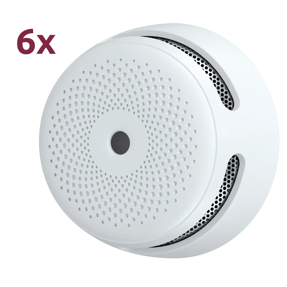 Kit X-Sense XS01-6PACK Detectores Humo y CO Interconectados