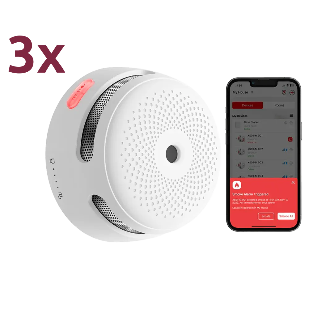 Central RF 868 MHz X-Sense XS01-M-3PACK para Detectores