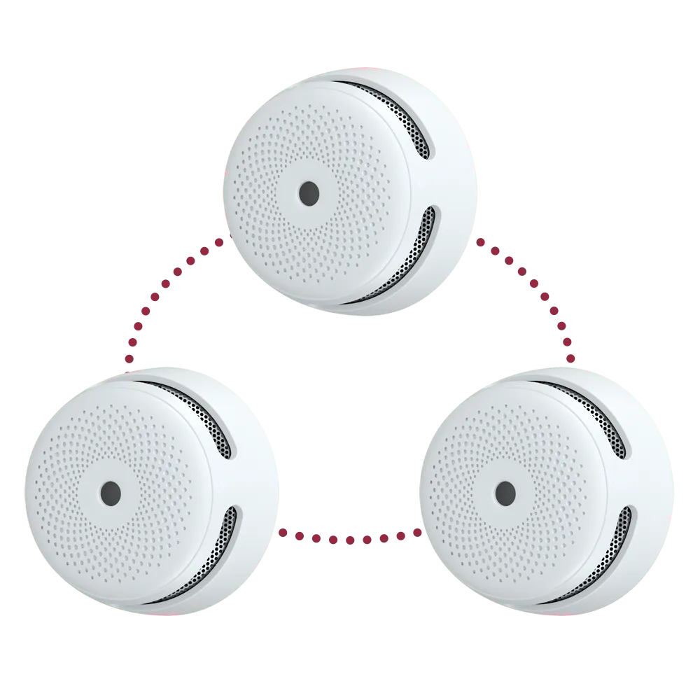 Kit Detección X-Sense XS01-WR-3PACK Humo+CO Interconectable RF