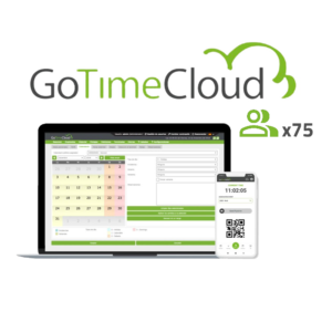 ZKTeco - GoTime Cloud - ZK-GOTIMECLOUD-75 - Módulo control de accesos 75 usuarios