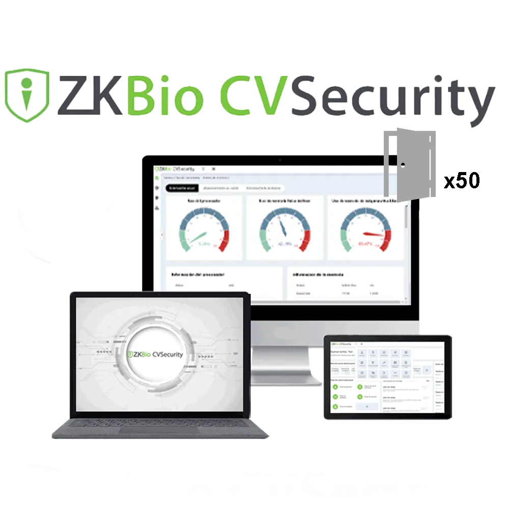 ZKTeco ZKBio CVSecurity ZK-SOF-BIOCV-50 Control Accesos