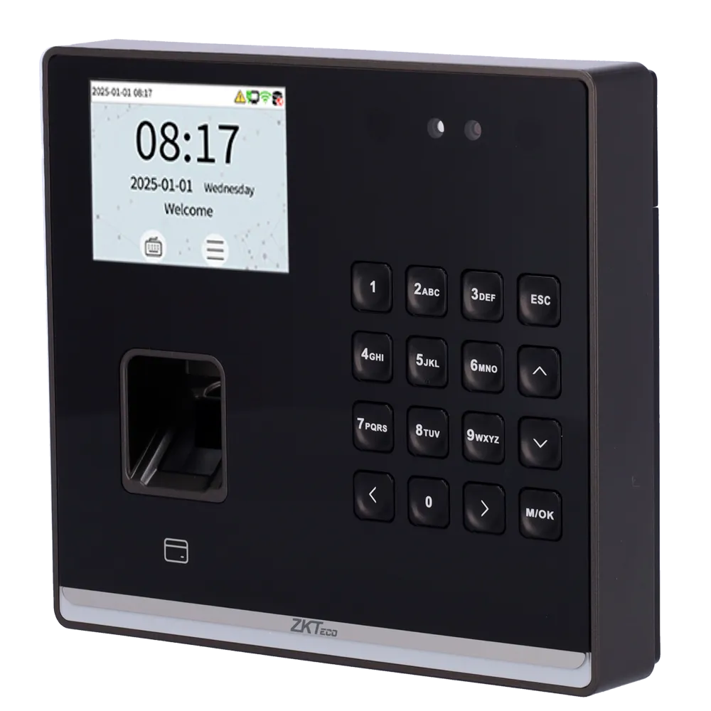 Control Presencia ZKTeco ZK-TA-GTC2F-H-1-W Facial Huella WiFi