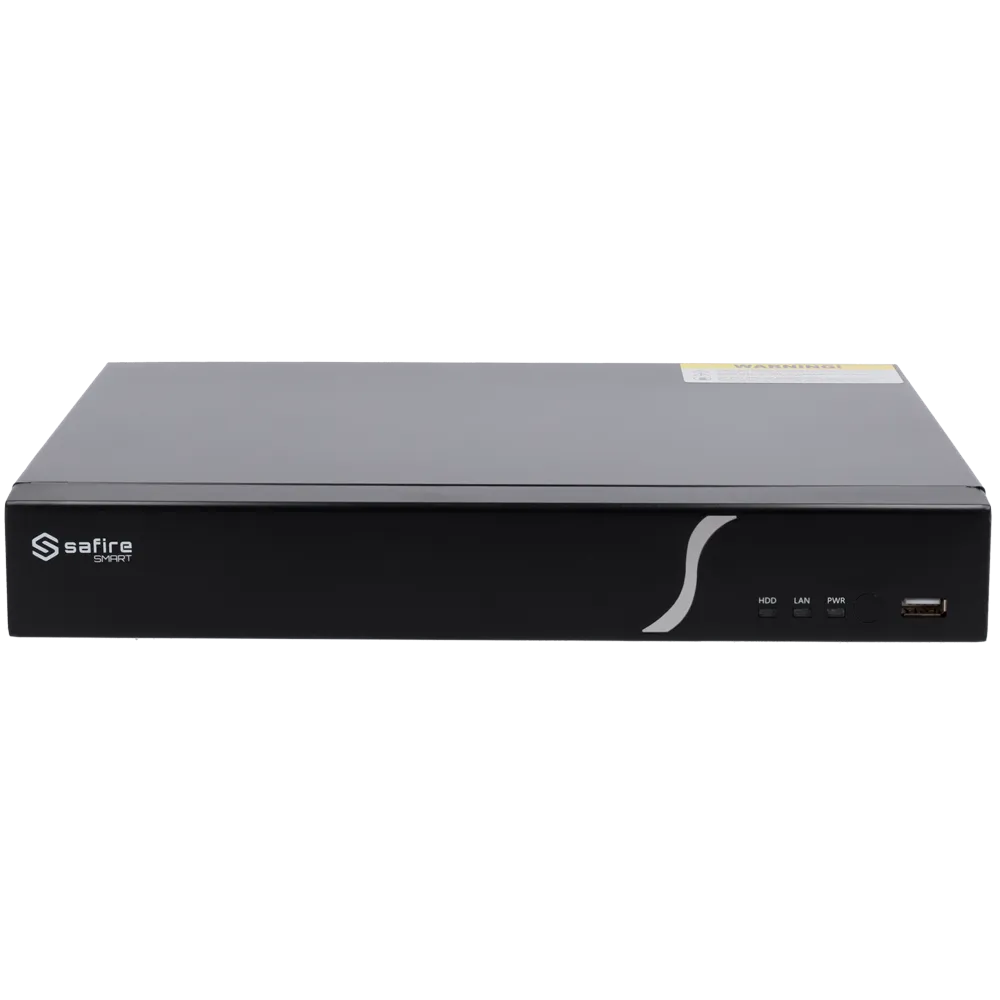 Safire SF-NVR6116-B2 NVR 16 Canales 4K H.265+ con 1 HDD