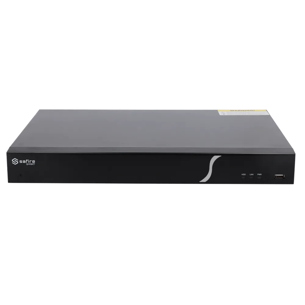 Safire SF-NVR6216-16P-B2 Grabador NVR 16 Canales PoE 4K