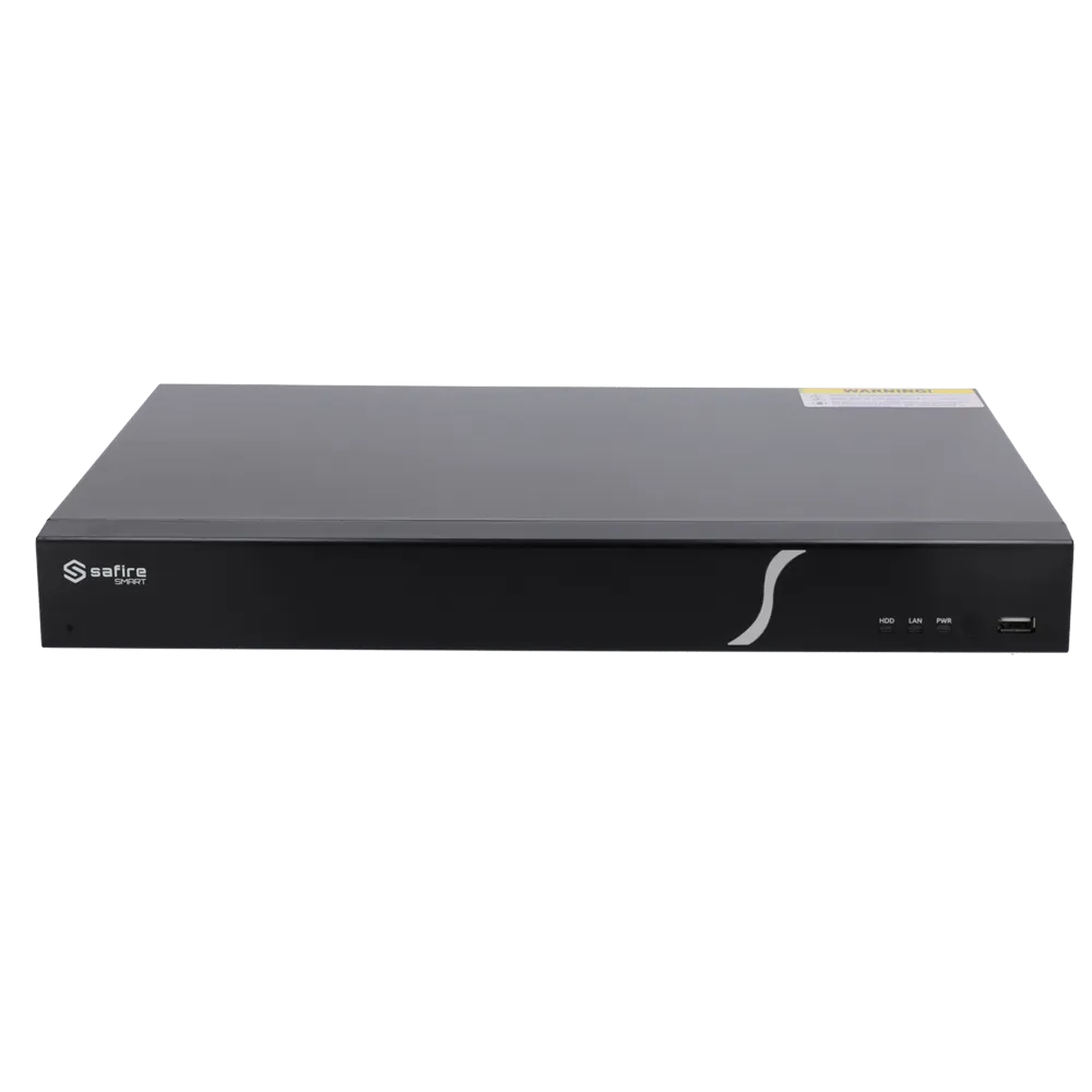 NVR Safire SF-NVR6216-B2 16 Canales 4K H.265+ 2HDD