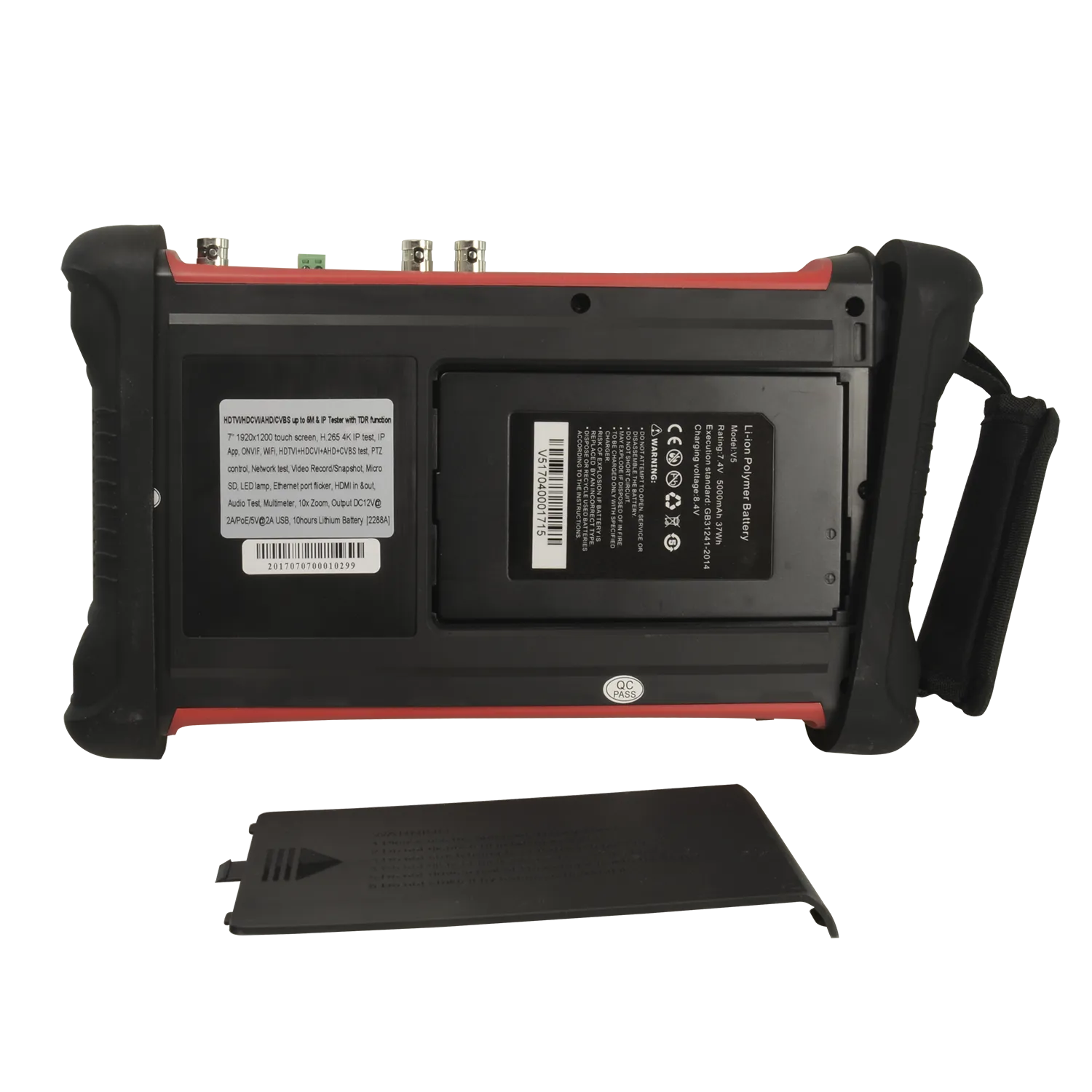 Herramienta Safire SF-TESTER7-5N1-4K Tester CCTV 7"