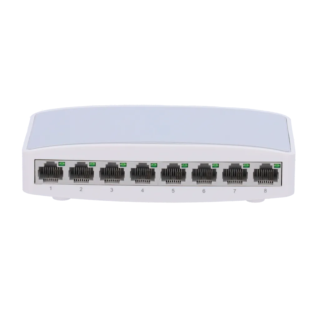 Switch SW08 8 Puertos Fast Ethernet No Gestionable