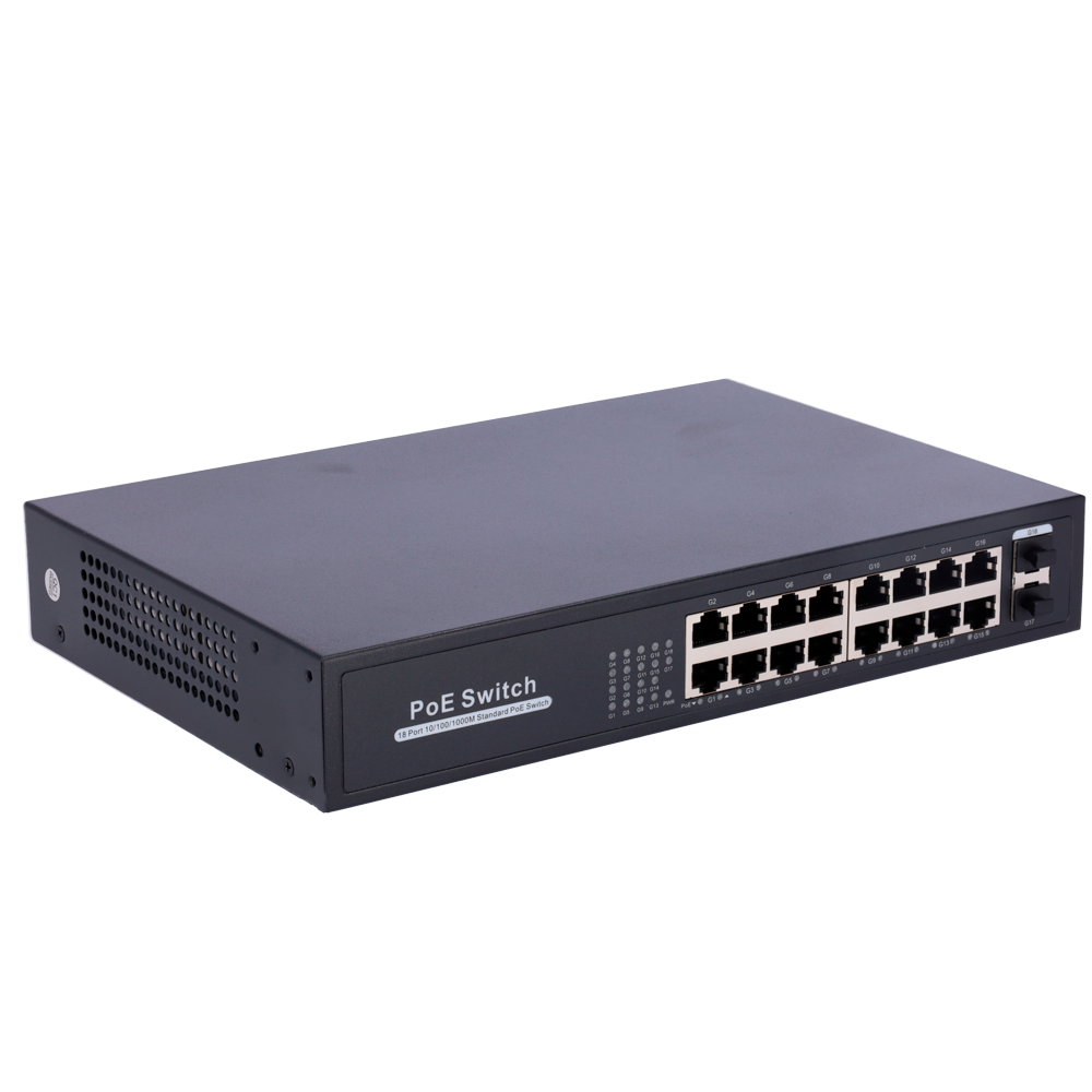Marca blanca - SW1816POE-GF-250-E - Switch 16P Gigabit PoE No gestionable SFP - Imagen 2