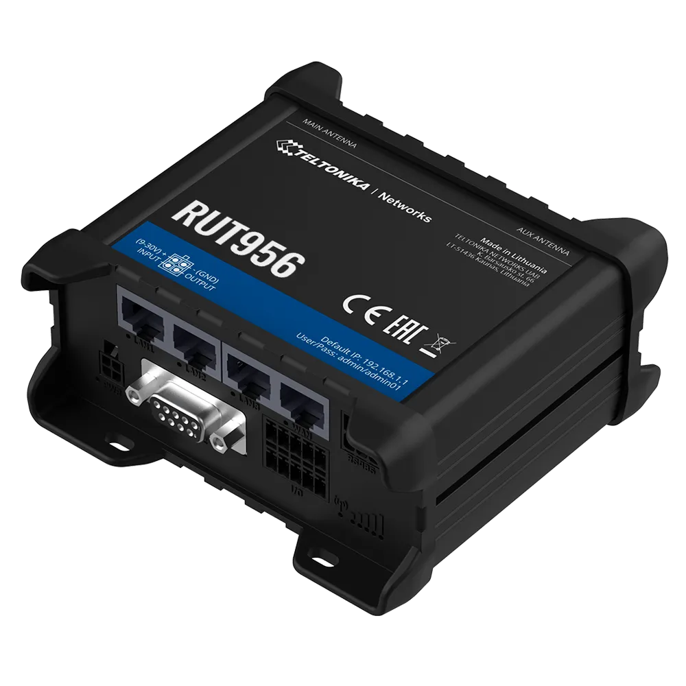 Router 4G Teltonika TK-RUT956 Cat 4 WiFi RS485