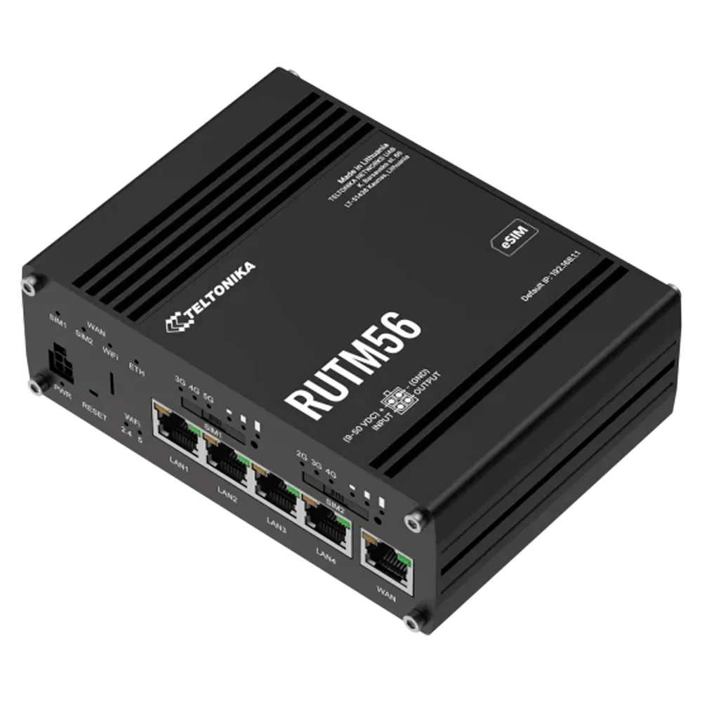 Router 5G Teltonika TK-RUTM56 Cat 4 Wi-Fi 5 Industrial