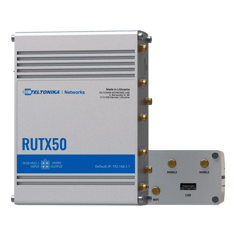 Teltonika - TK-RUTX50 - Router 5G (Wi‑Fi 5, PoE) - Imagen 2