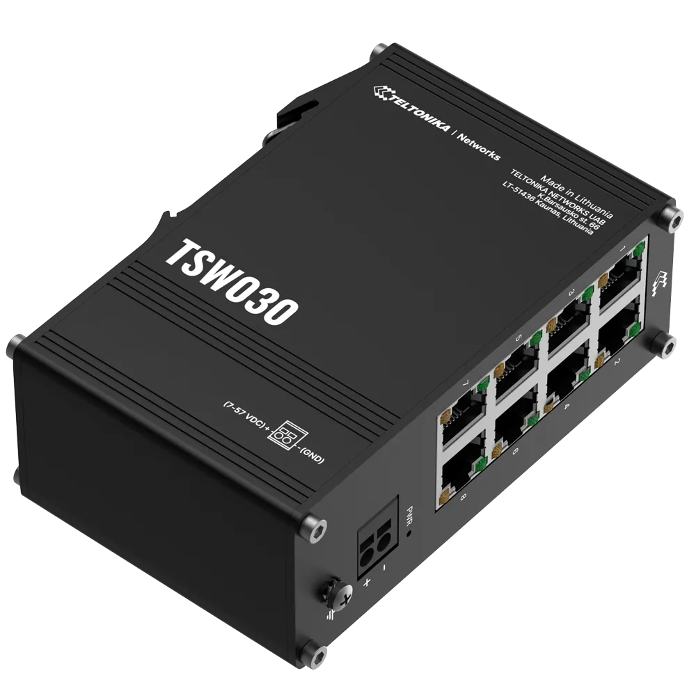 Switch Gigabit 8 Puertos Teltonika TK-TSW030 No Gestionable
