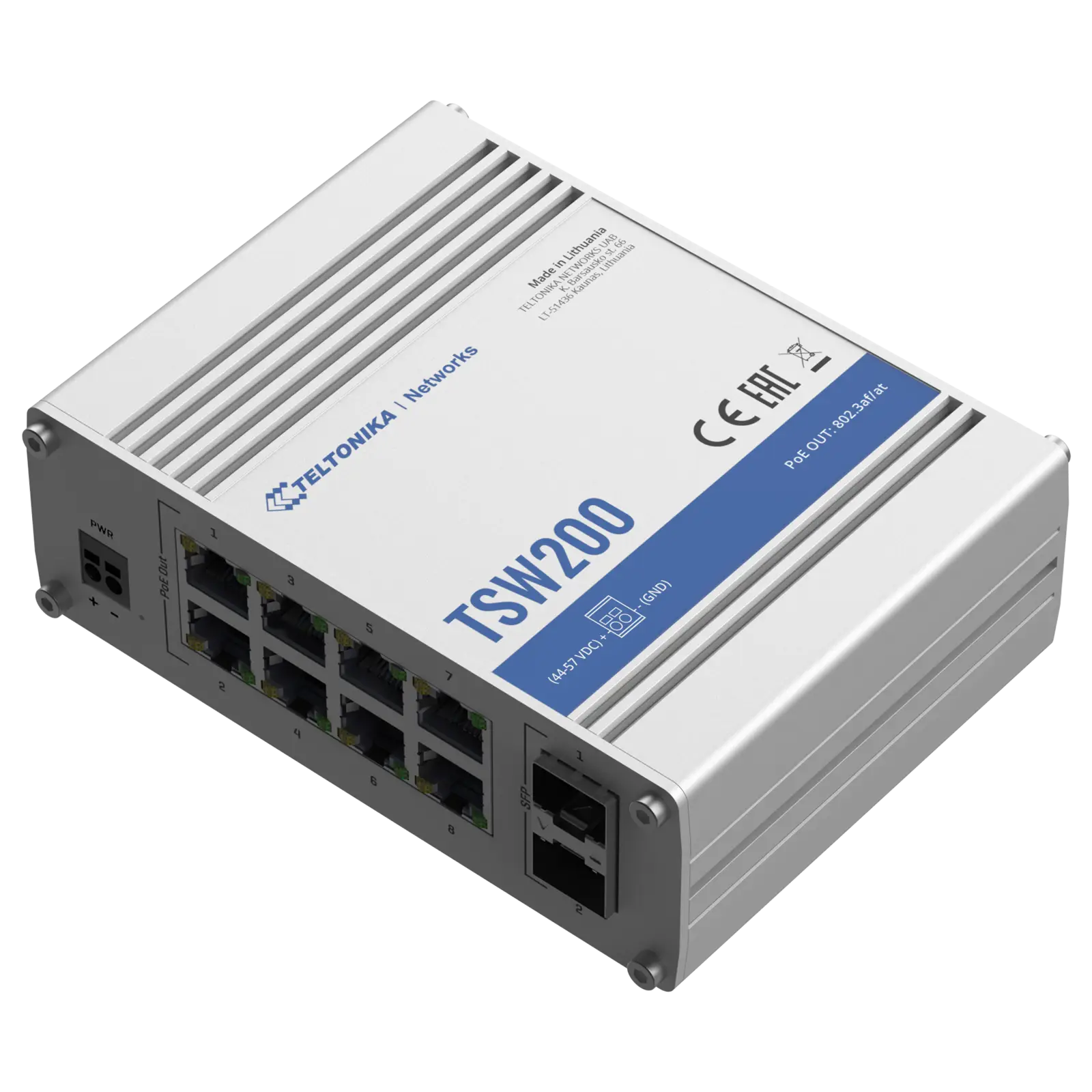 Switch Gigabit PoE TK-TSW200 8 Puertos SFP No Gestionable