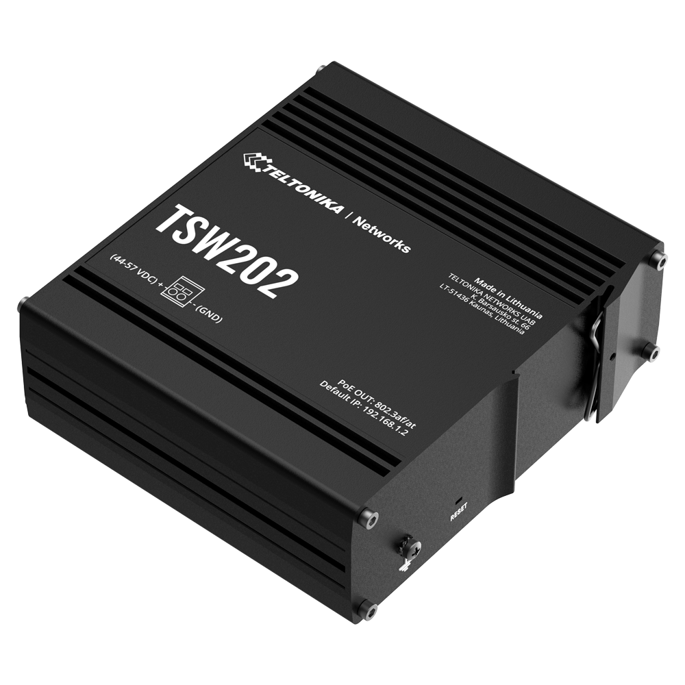 Teltonika - TK-TSW202 - Switch 8P Gigabit PoE Gestionable SFP - Imagen 2