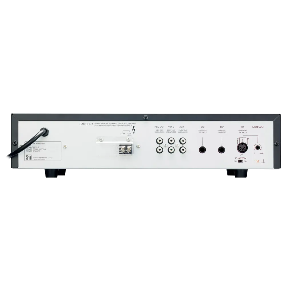 Amplificador TOA-A-2060DD-EB 60W 100V Mezclador Digital