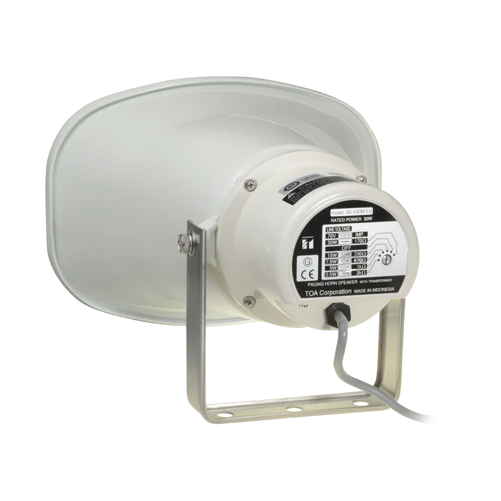 Bocina 5W Exterior Aluminio TOA-SC-630M Megafonía IP65