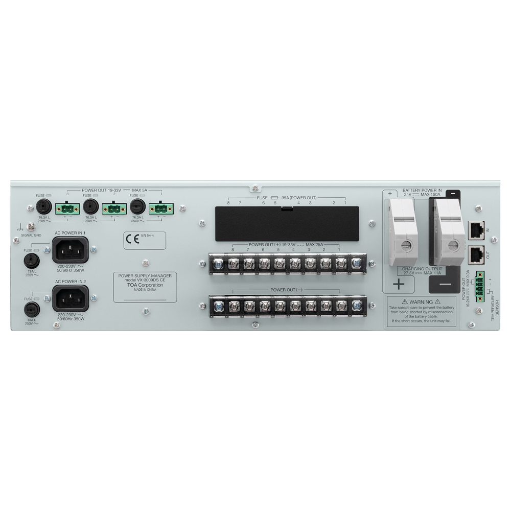 Bastidor EN54 VX TOA TOA-VX-3000DS - Imagen 2