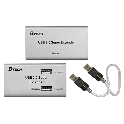 Extensor USB-EXT-4 por Red LAN hasta 50m | 1:4 Puertos
