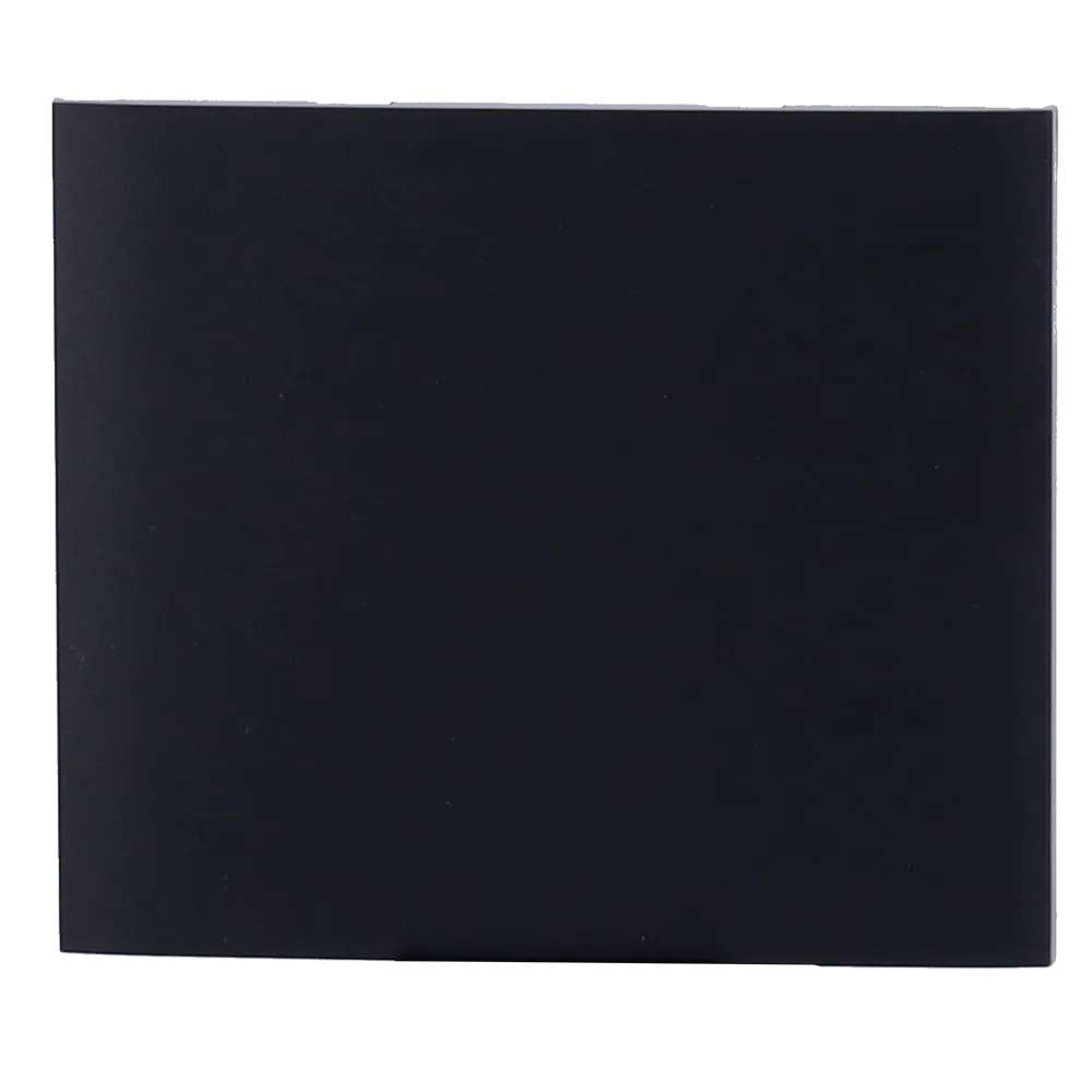 AJAX AJ-CENTERBUTTON-2G-B-VERT Panel Táctil Negro 2 Gangs