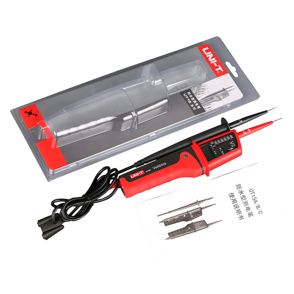 Medidor Eléctrico UT15C UNI-T 690V Detector de Voltaje