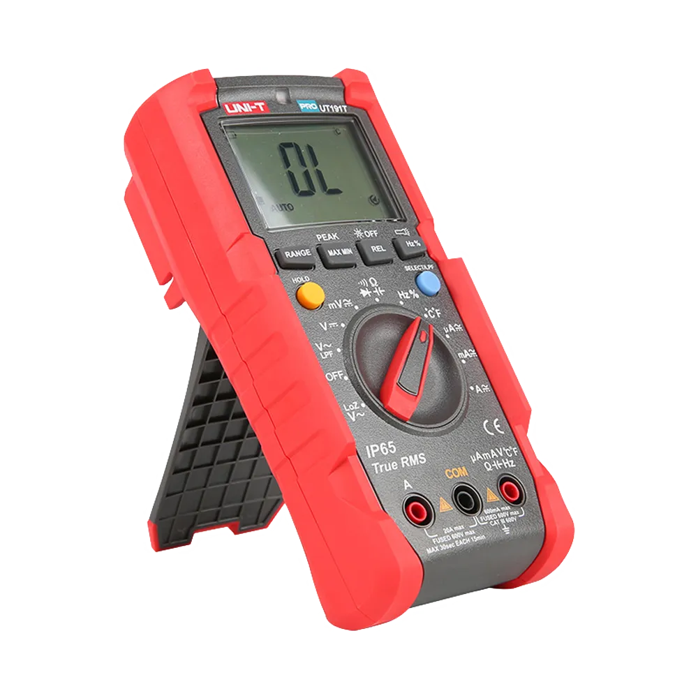 Medidor Eléctrico UNI-T UT191T 600V 20A con Temperatura