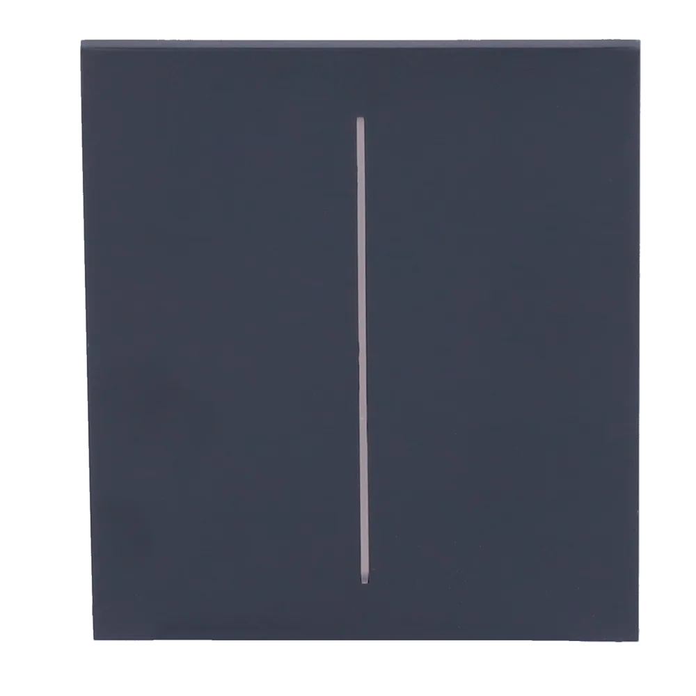 Panel Táctil AJAX CenterButton 2 Botones Gris AJ-CENTERBUTTON-2G-GRA