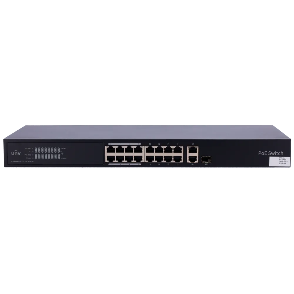 Switch PoE Gestionable Uniview UV-NSW3000-16T1GT1GC-POE-IN