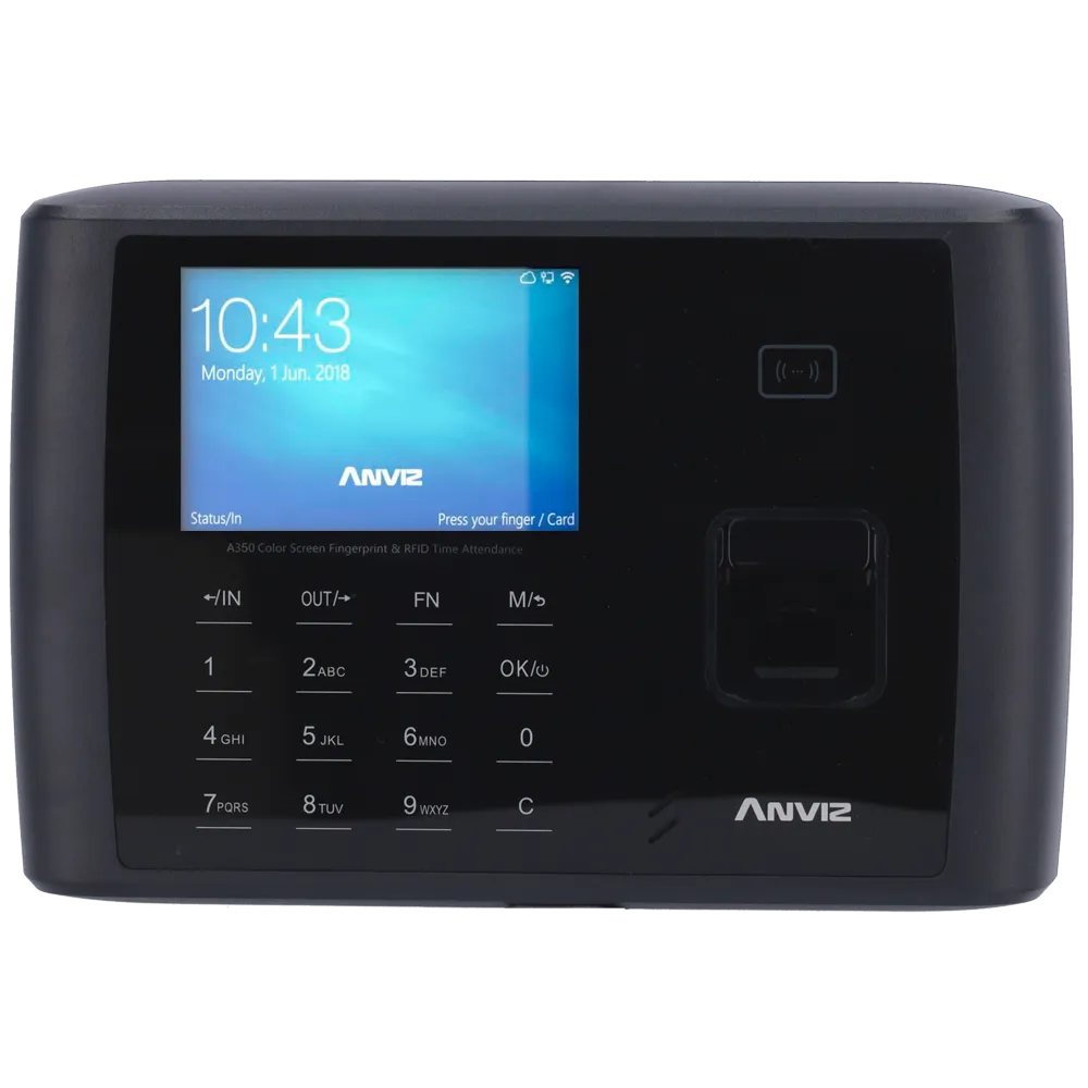 Control Presencia Anviz A350-BT-WIFI Huella Tarjeta WiFi
