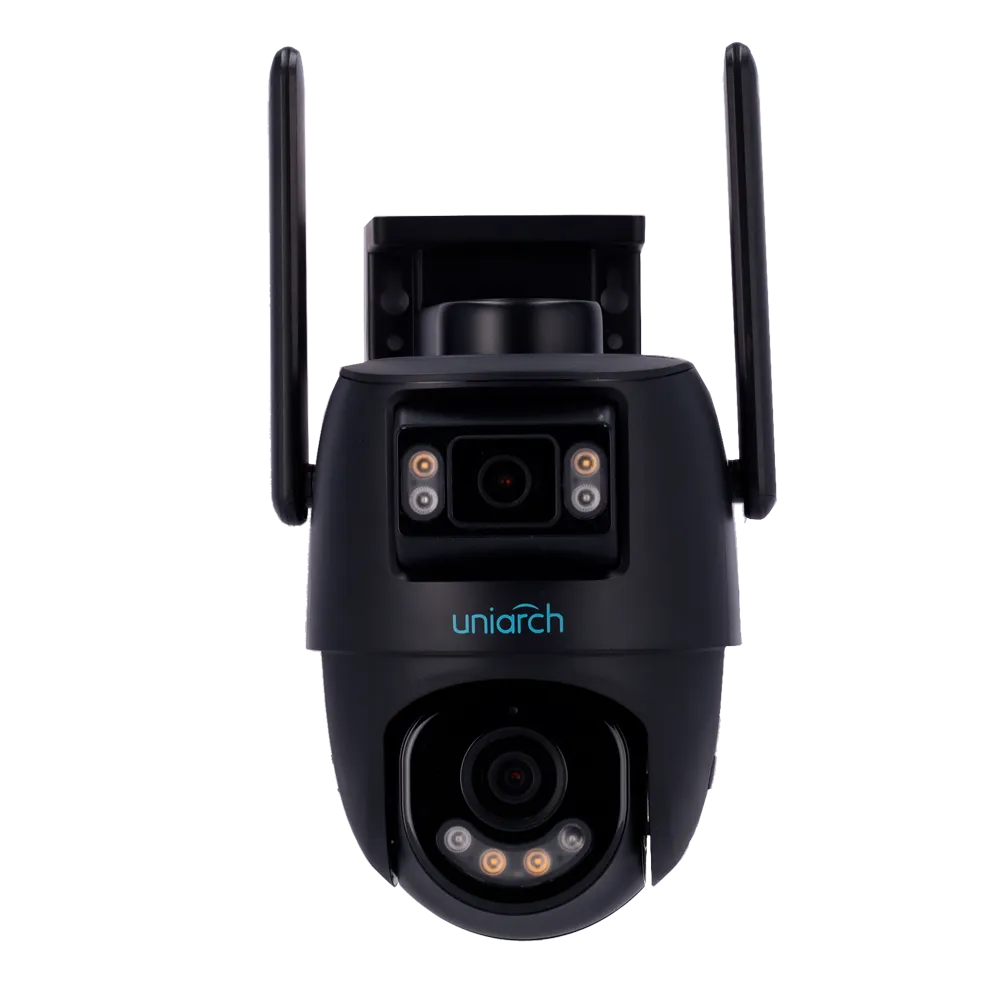 Cámara Domo IP Uniview UV-UHO-P2S-M33F34-BLACK 3MP Exterior