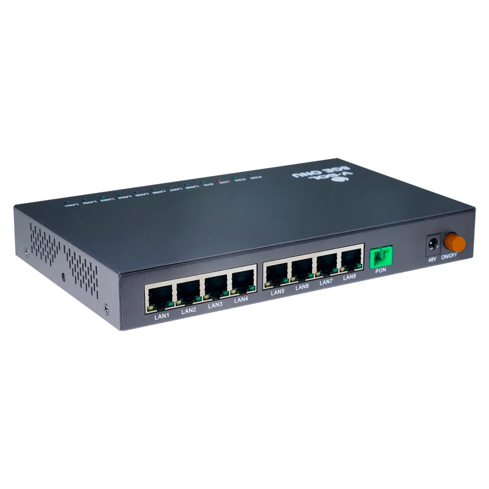 ONU PoE XPON VSOL-V2808-8GL-PSE 8 Puertos Gigabit