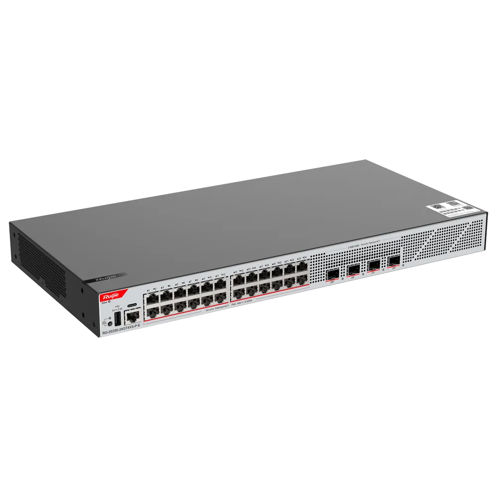 WIS-S5350-24GT4XS-P-E Switch L3 24 Puertos PoE Cloud