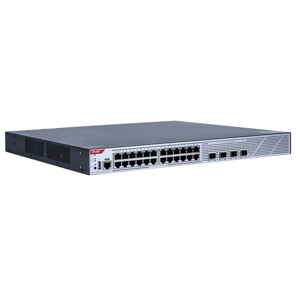 WIS-S5360-24GT4XS-P-E Switch L3 Gestionable 24 Puertos PoE