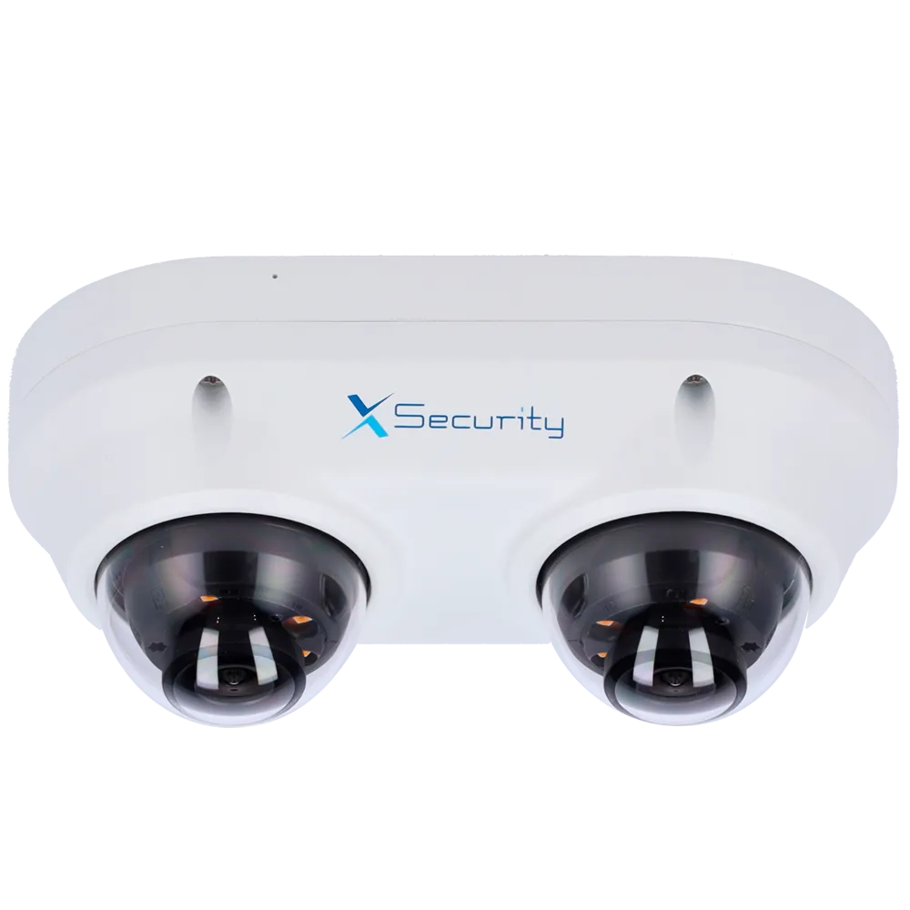 Cámara Domo IP Dual XS-IPD850A-4P-DUAL 4MP WizSense PoE