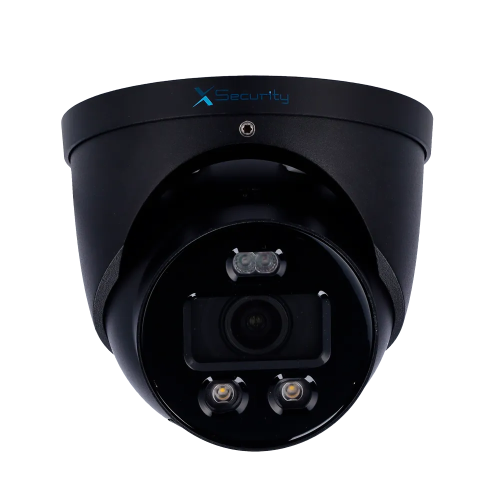 X-SECURITY XS-IPT982CA-4U-WIZCOLOR-TIOC-BLACK IP Turret 2.8mm IR 30m
