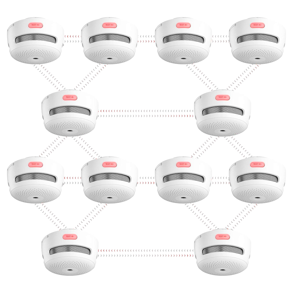 X-Sense - XS01-WR-6PACK - Kit (humo+CO) interconectable RF 868 MHz - Imagen 2