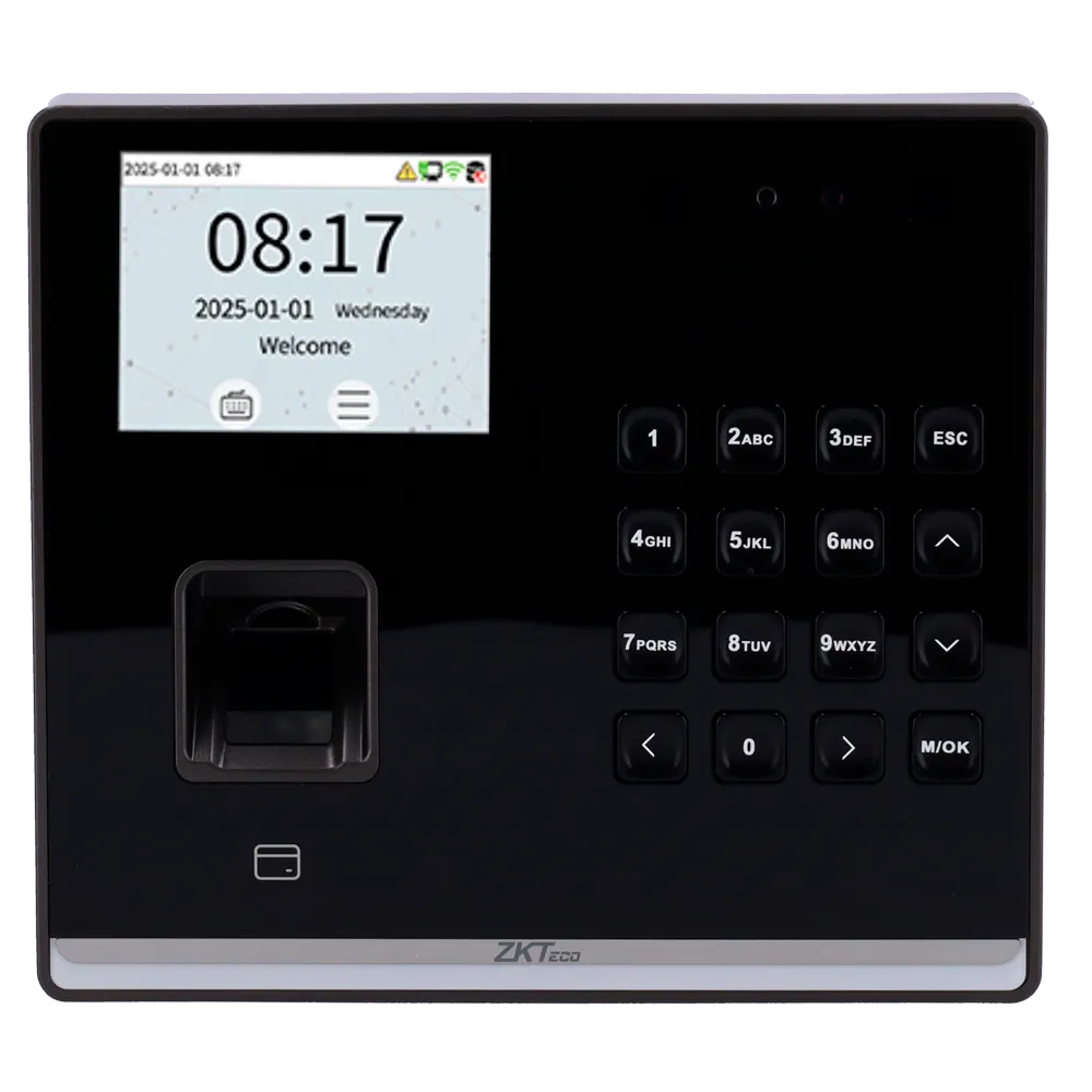 Control Presencia ZKTeco ZK-TA-GTC2F-H-1-W Facial Huella WiFi