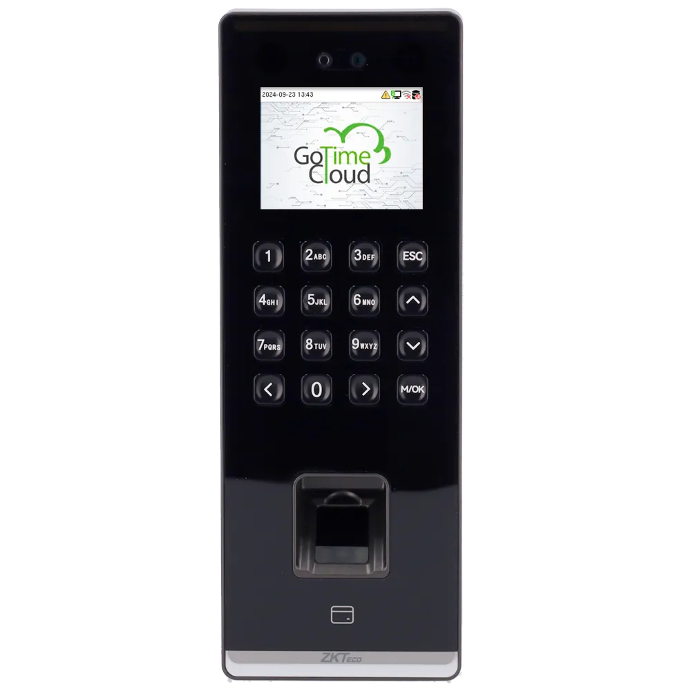 Control Presencia ZKTeco ZK-TA-GTC2F-V-1-W Facial Huella WiFi