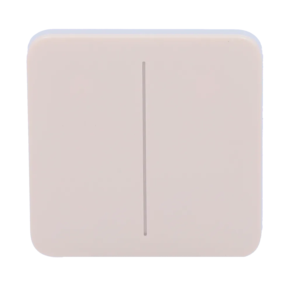 Interruptor Ajax LightSwitch 2 Gang Marfil AJ-SOLOBUTTON-2G-IVO