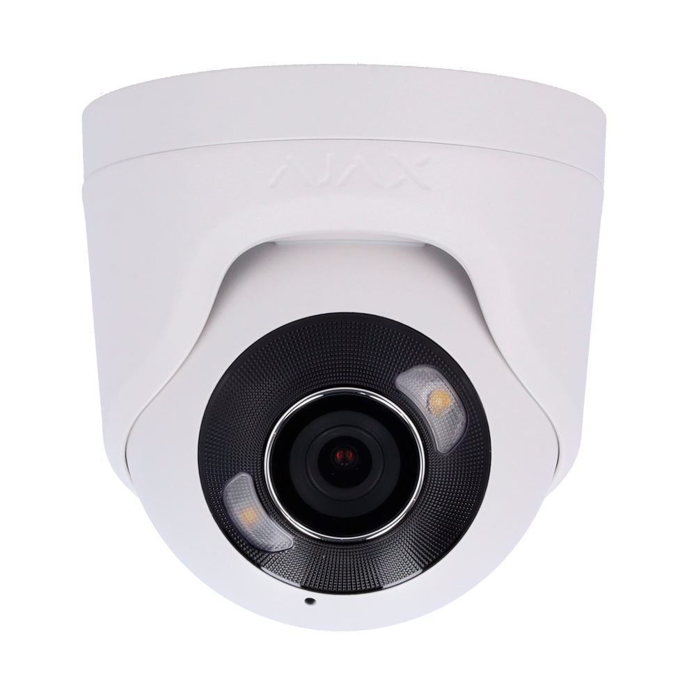 Cámara turret IP Ajax AJ-TURRETCAM-5-0400-HL-W 5 MP lente 4 mm PoE - Imagen 2