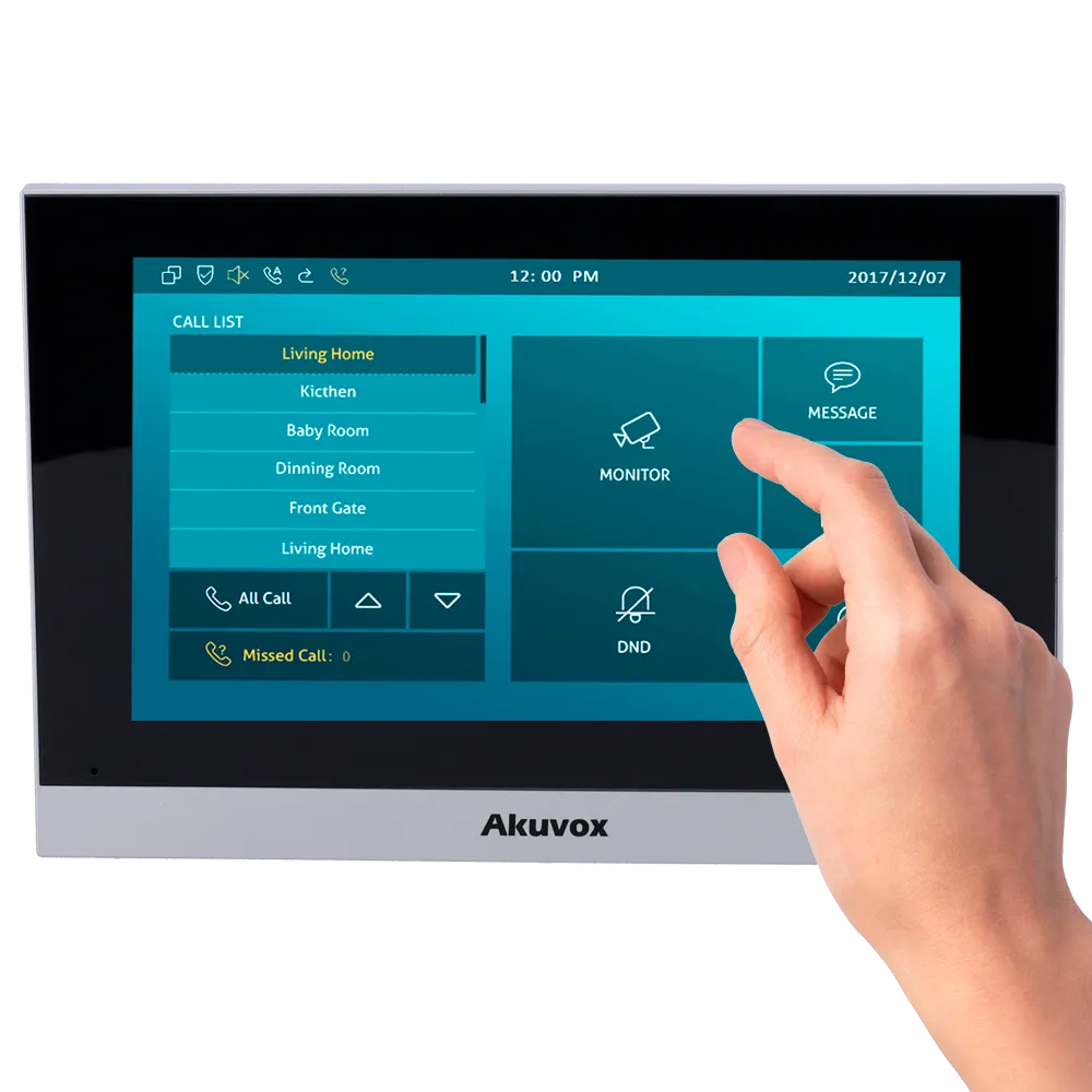 Monitor Videoportero 2 Hilos Akuvox AK-C313W-LP-2 7 Pulgadas