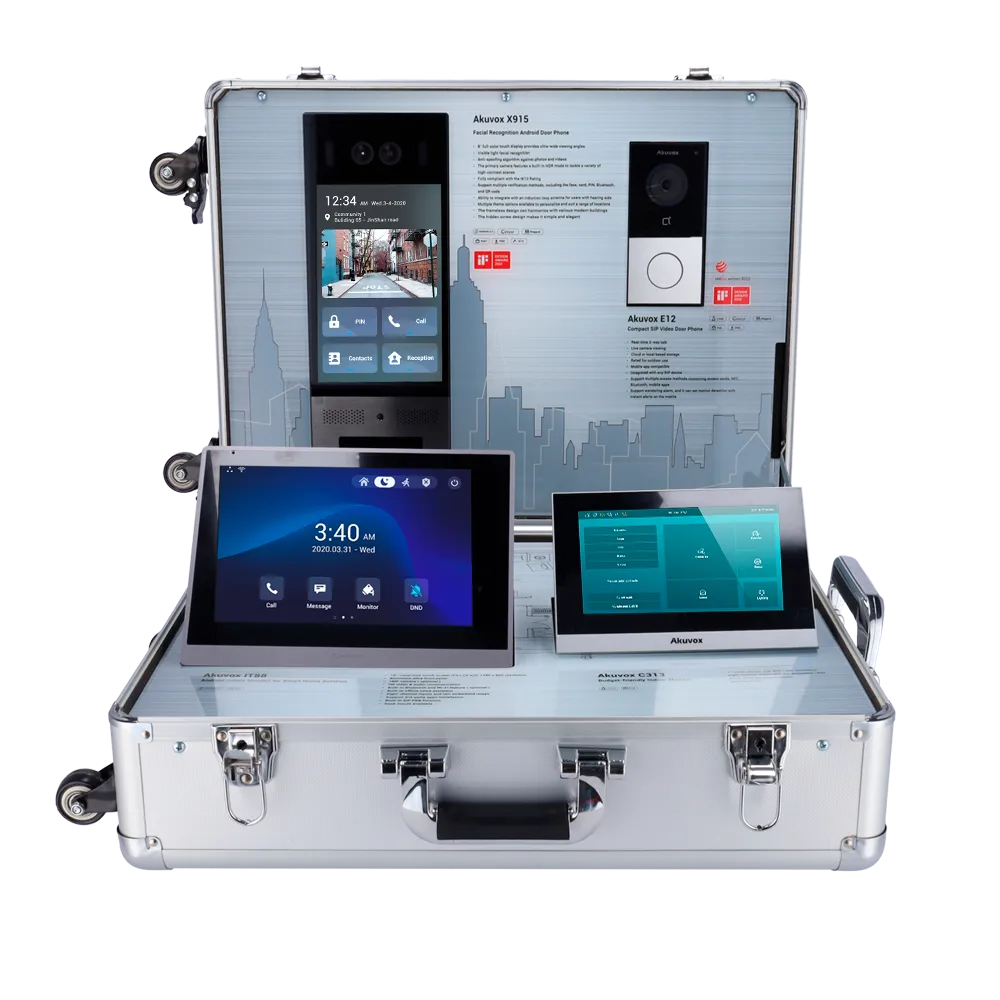 Kit Demostración Videoportero Akuvox AK-DEMOKIT Completo