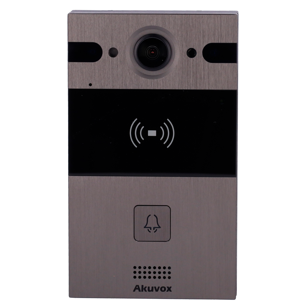 Placa videoportero - IP - superficie - Akuvox - Cámara 4 Mpx - sin WiFi, PoE - IP65 - Acceso MIFARE/EM/NFC - Ref. AK-R25A - Imagen 2