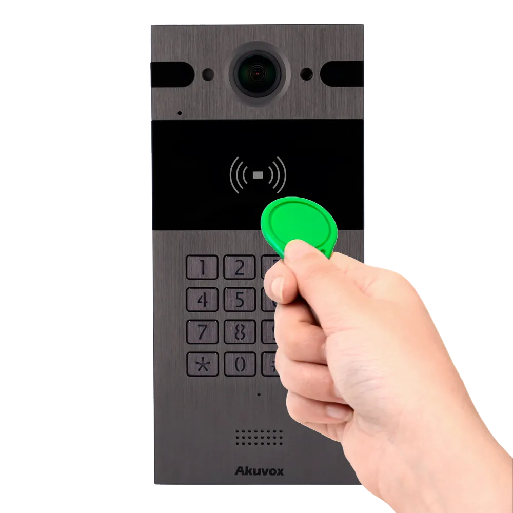 Placa Videoportero IP Akuvox AK-R25K 4Mpx MIFARE NFC PoE