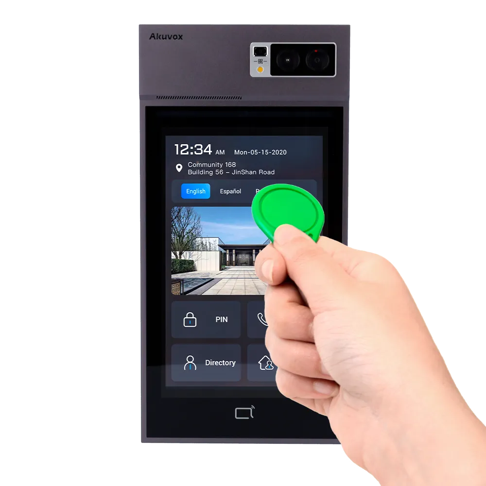 Placa Videoportero IP Akuvox AK-S539 5Mpx MIFARE PoE