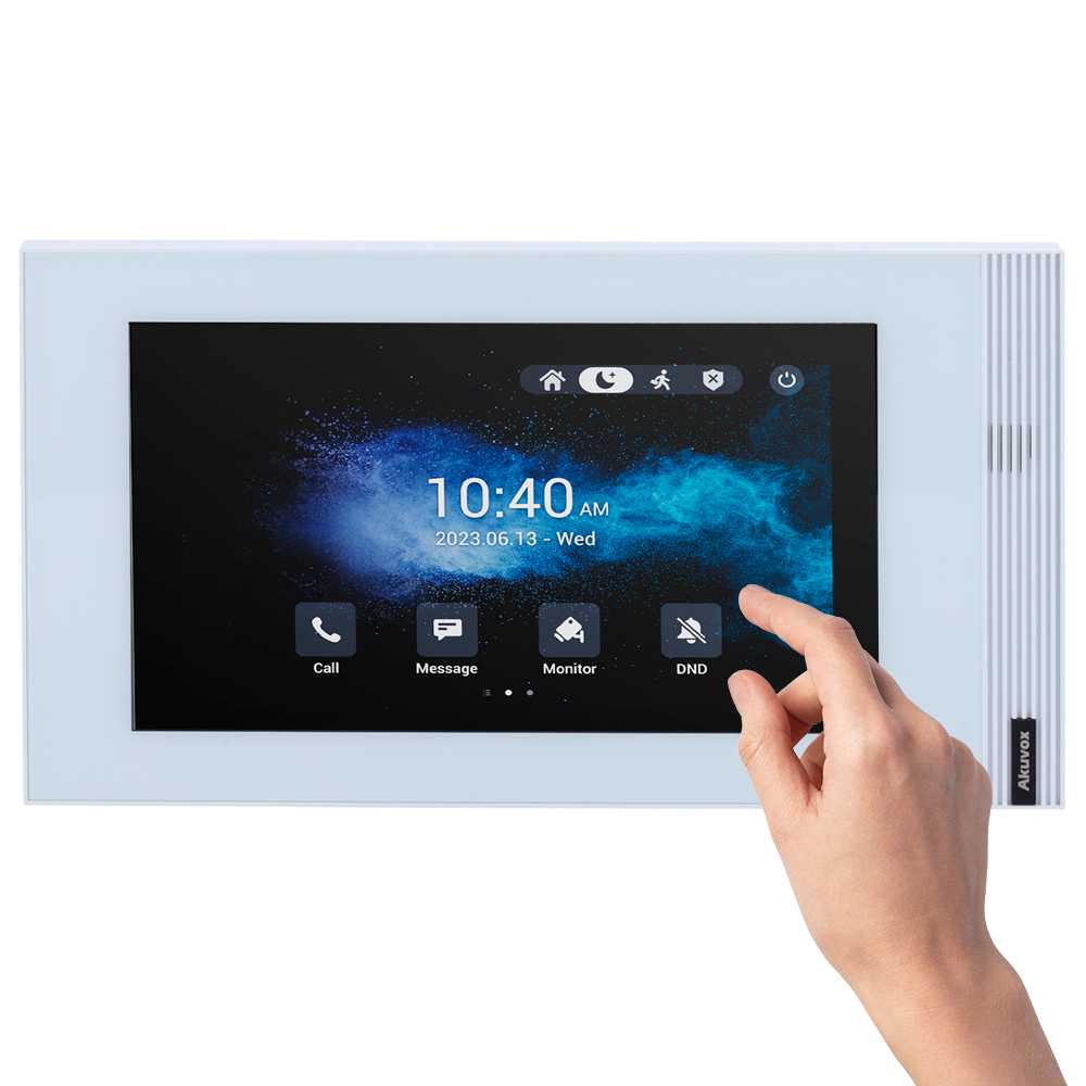 Akuvox - AK-S562W-WHITE - Monitor videoportero 7" IP WiFi - Imagen 2