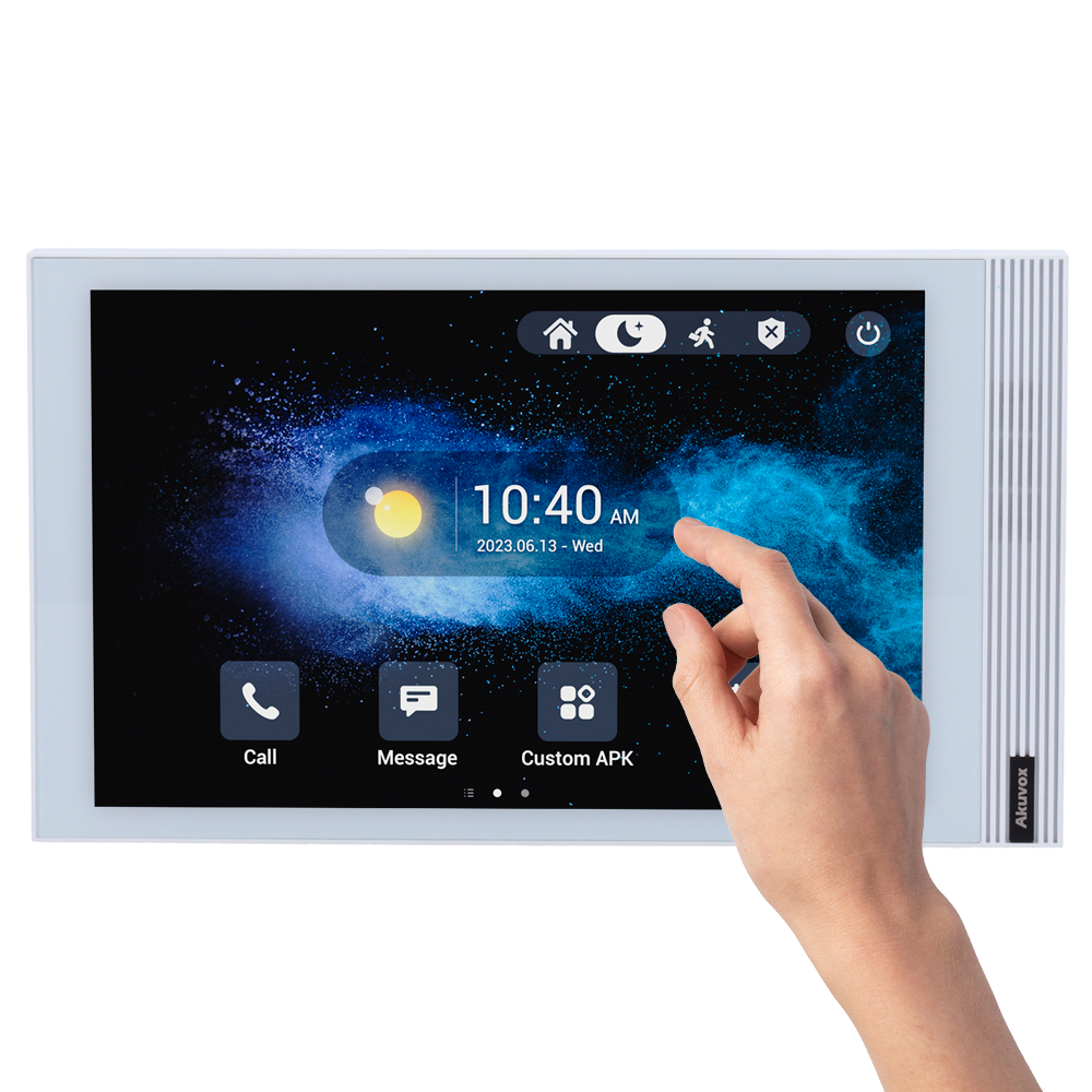 Akuvox - AK-S563-WHITE - Monitor videoportero 8" IP PoE - Imagen 2