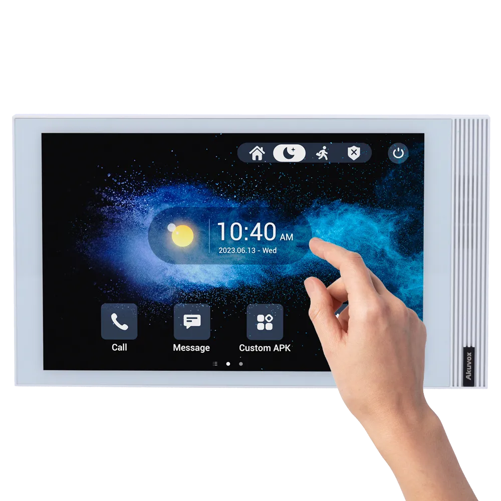Monitor Videoportero IP PoE 8" Akuvox AK-S563-WHITE