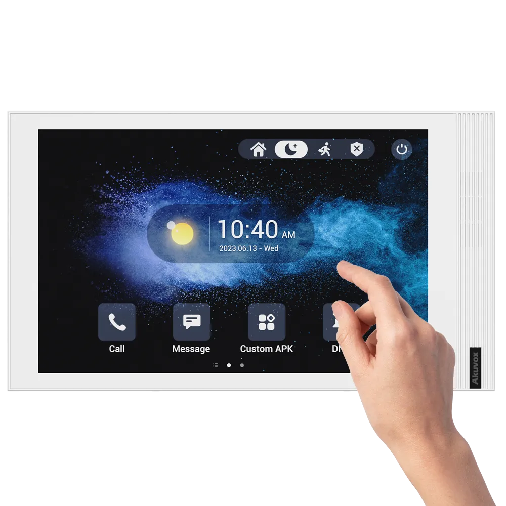 Akuvox AK-S563W-WHITE Monitor Videoportero 8" IP WiFi