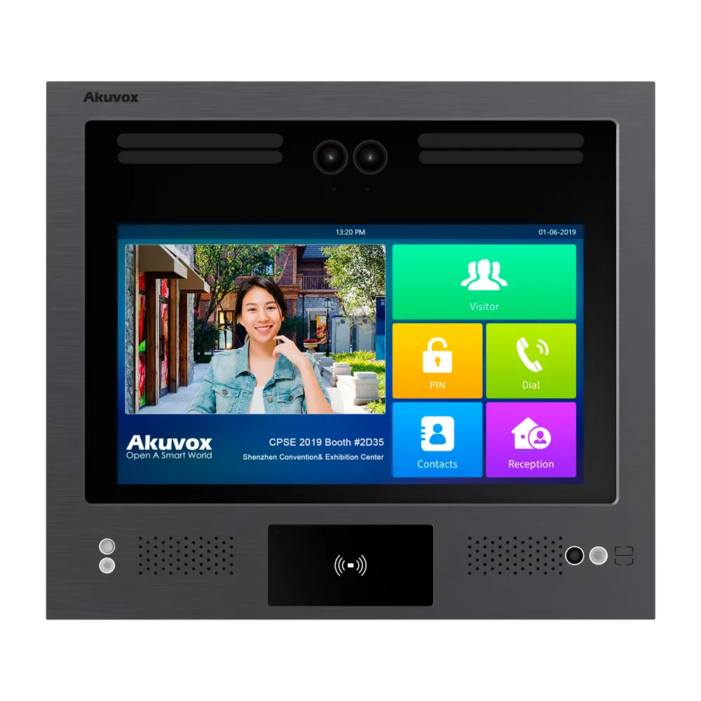 Placa Videoportero IP Akuvox AK-X916S-L 2Mpx PoE MIFARE